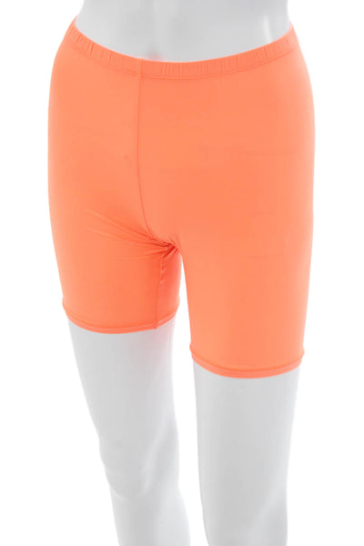 Skims Unisex Biker Shorts Orange Size S
