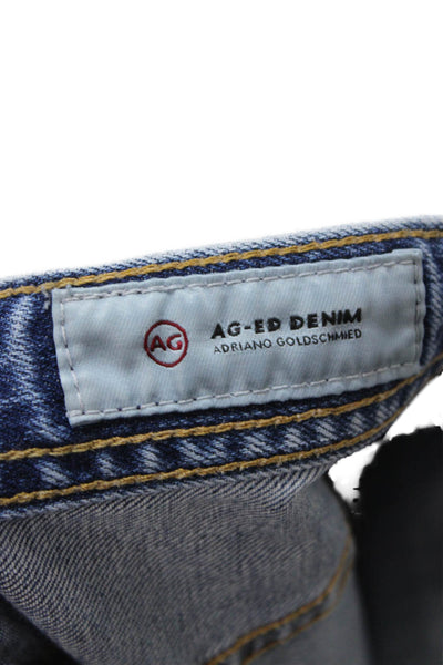 AG Adriano Goldschmied Mens Straight Blue Jeans Size 30