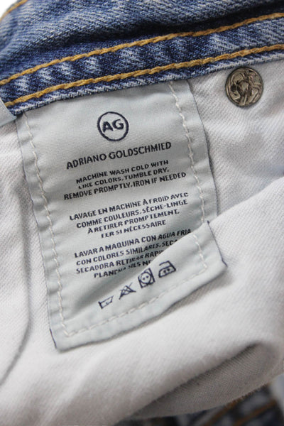 AG Adriano Goldschmied Mens Straight Blue Jeans Size 30