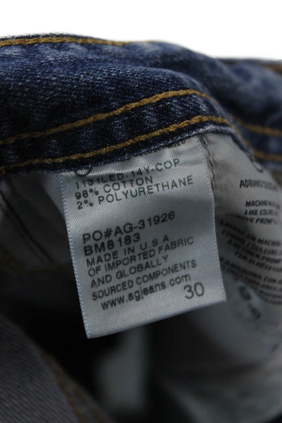AG Adriano Goldschmied Mens Blue Straight Jeans Size 30