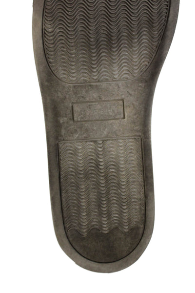 M Gemi Womensa Suede Woven Slide On Sneakers Black Size 39 9