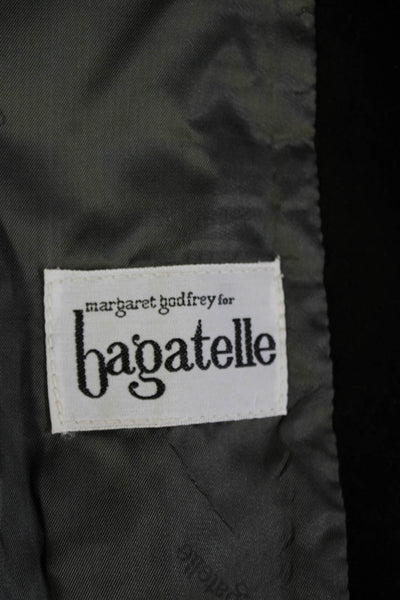 Bagatelle Unisex Classic Brown Poly Blend Collared Long Sleeve Blazer Size S