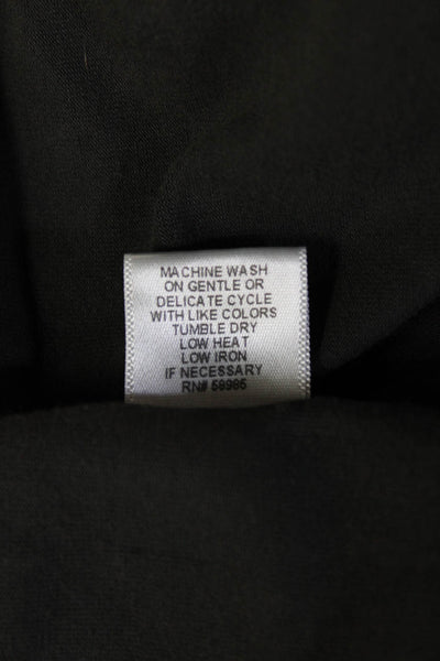 Emma & Sam Womens Cropped Basic Dark Gray Tank Crew Neck Size L