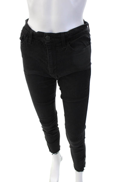 Joes Womens Black Ankle Skinny Mid Rise Jeans Size 28