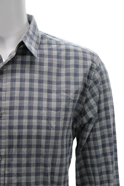 Theory Men's Long Sleeves Casual Button Down Shirt Size L