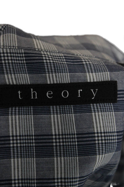Theory Men's Long Sleeves Casual Button Down Shirt Size L