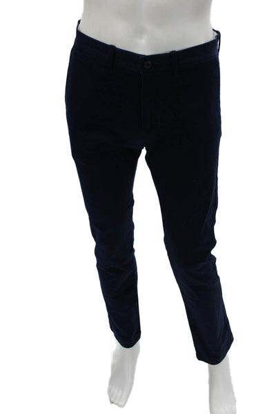 J Crew Mens Dark Blue Chino Pants Size 30