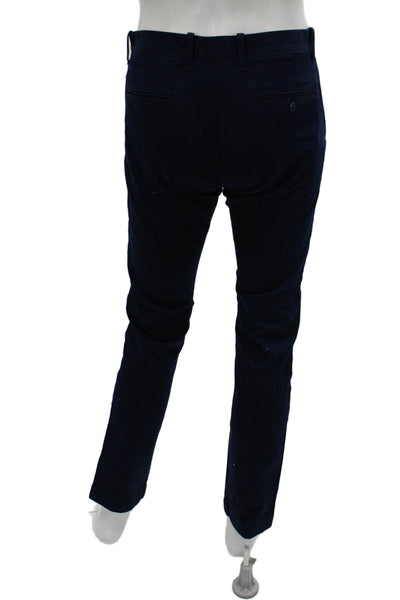 J Crew Mens Dark Blue Chino Pants Size 30