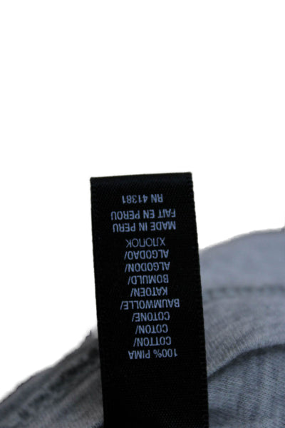 RLX Ralph Lauren Unisex Gray Pima Cotton Henley Hoodie Long Sleeve Size M