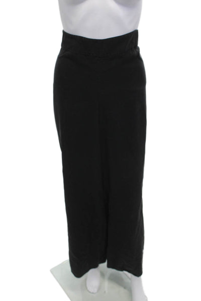Eileen Fisher Women Black Dress Pants Tencel Zip Inseam 29 Size M