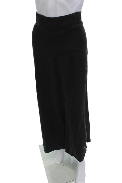 Eileen Fisher Women Black Dress Pants Tencel Zip Inseam 29 Size M