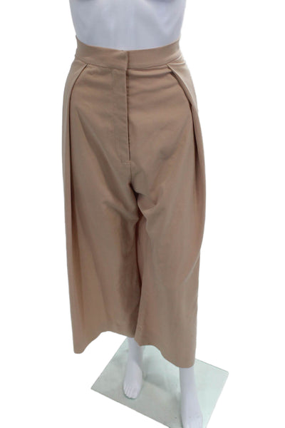 AQ/AQ Women Dress Pants Beige Hook & Eye 25in Inseam 96% Polyester Size 10
