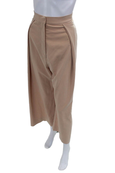 AQ/AQ Women Dress Pants Beige Hook & Eye 25in Inseam 96% Polyester Size 10