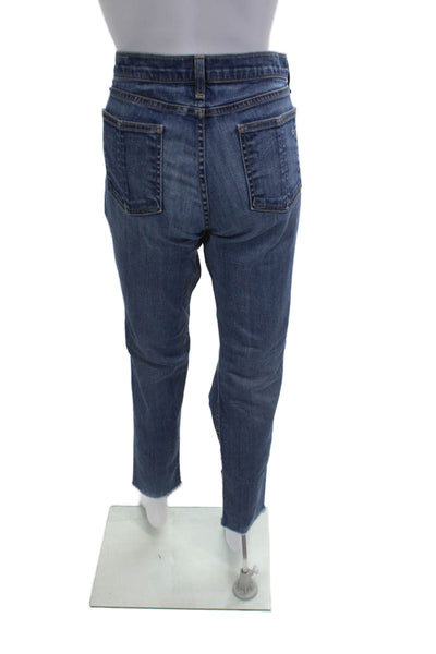 Rag & Bone Jean Womens Boyfriend Cropped Dark Blue Jeans Size 30