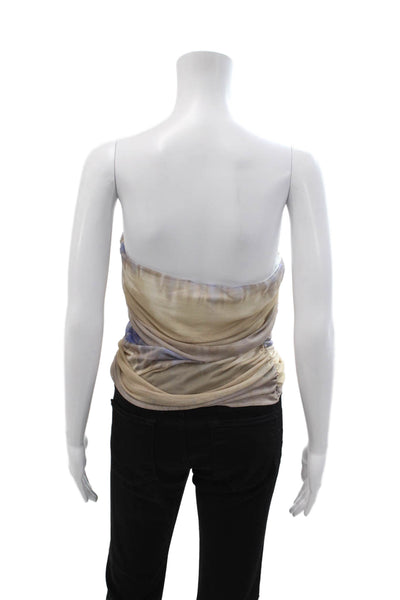Zara Womens Bohemian Beige Tank Top Sleeveless Size L