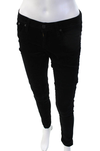 AG Adriano Goldschmied Womens Black Jeggings Size 26