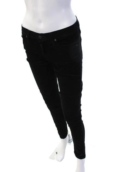 AG Adriano Goldschmied Womens Black Jeggings Size 26
