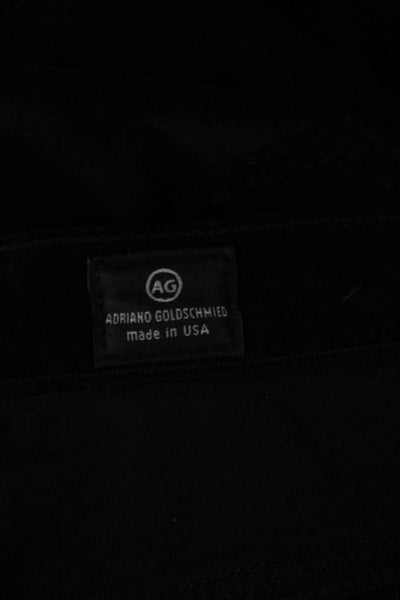 AG Adriano Goldschmied Womens Black Jeggings Size 26