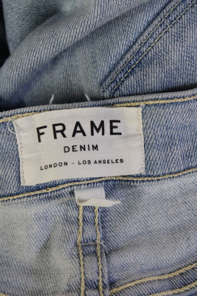 Frame Denim Women Ankle Skinny Jeans Light Blue Size 25