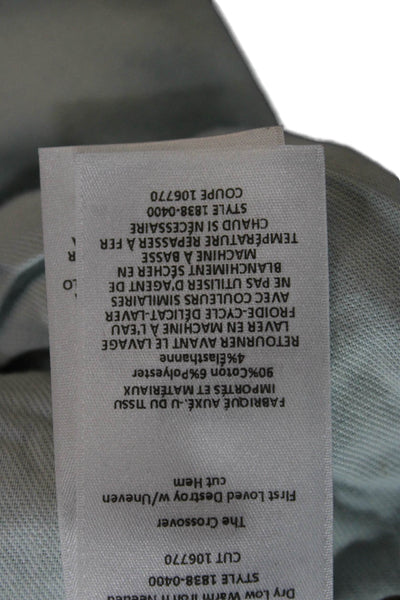 Current/Elliott Womens Boyfriend Cropped Blue Jeans Size 26