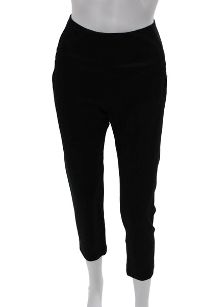 Moschino Women Ankle Cropped Dress Pants Black Size 8