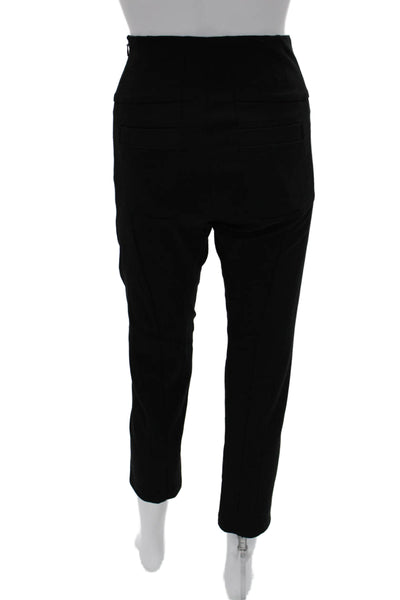 Moschino Women Ankle Cropped Dress Pants Black Size 8