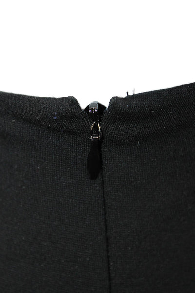 Moschino Women Ankle Cropped Dress Pants Black Size 8