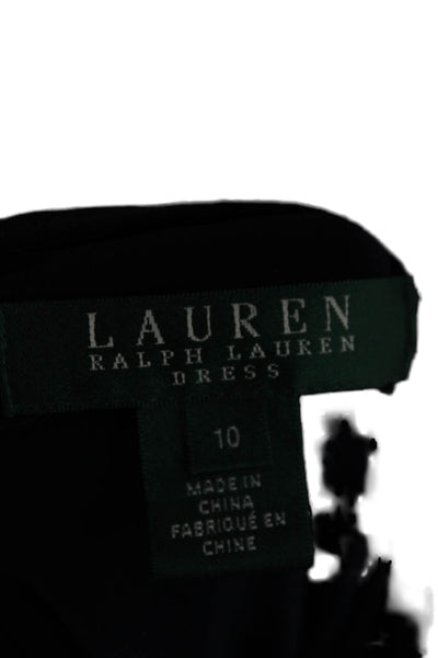 Lauren Ralph Lauren Women Fit & Flare Tank Dress Dark Blue Size 10