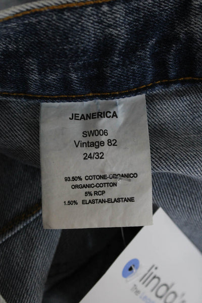 Jeanerica Women Gray Flared Wide-Leg High Rise Jeans Size 24