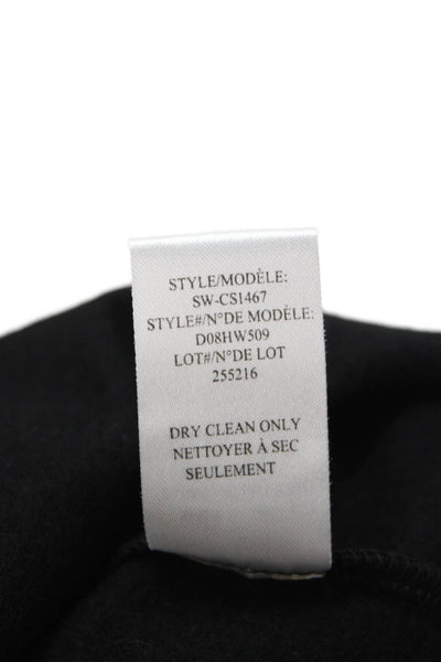 Helmut Lang Womens Black Wool Sleeveless Tank Round Neck Basic Size L