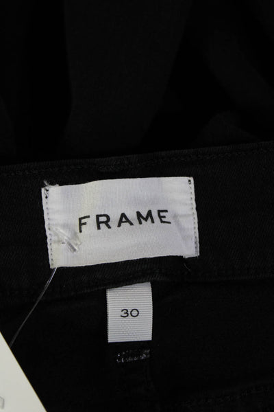 Frame Womens 90s High Waist Black Jeans Size 30