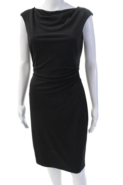 David Meister Women Sheath Black Knee Length Dress Size 4