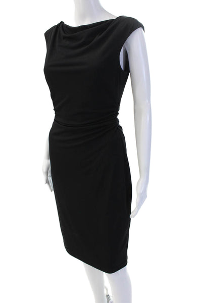 David Meister Women Sheath Black Knee Length Dress Size 4
