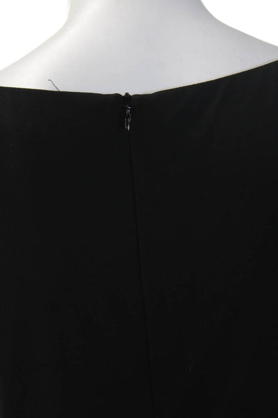 David Meister Women Sheath Black Knee Length Dress Size 4