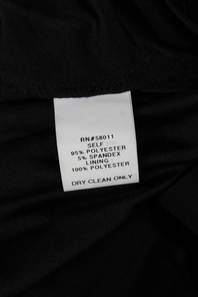 David Meister Women Sheath Black Knee Length Dress Size 4