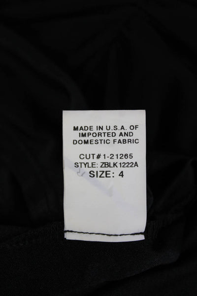 David Meister Women Sheath Black Knee Length Dress Size 4