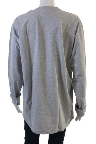 Libertine Unisex Pullover Sweatshirts Gray Skull Graphic Crew Neck Size XL
