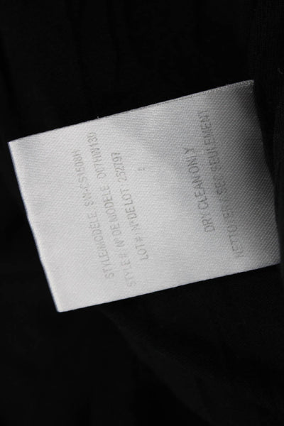 Helmut Lang Women Black Motorcycle Jacket Zip Biker Size L