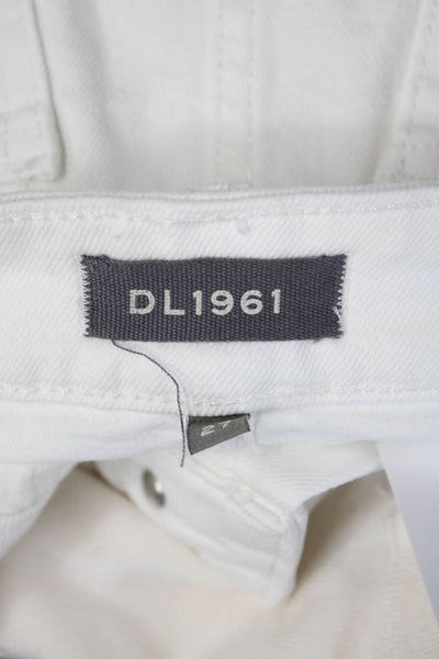 DL1961 Womens Mini Straight Pencil Skirt White Size 27