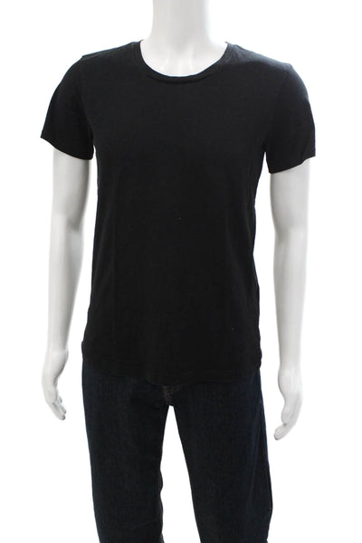 Rag & Bone Jean Mens Black Cotton Crew Neck Short Sleeve T-Shirt Size M