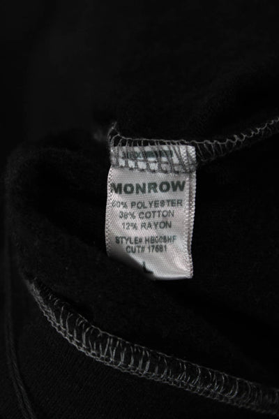 Monrow Unisex Black Jogger Sweatpants Drawstring Size L