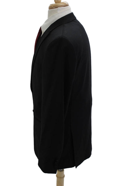 Joseph Abboud Mens Tuxedo Jacket Black Wool Button Size 40
