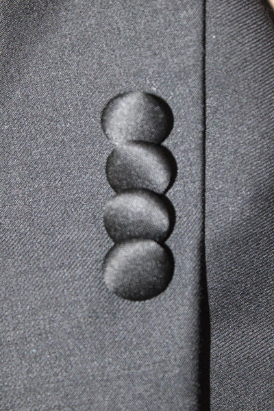 Joseph Abboud Mens Tuxedo Jacket Black Wool Button Size 40