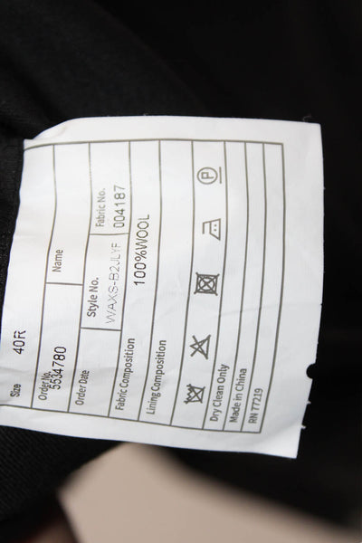 Joseph Abboud Mens Tuxedo Jacket Black Wool Button Size 40
