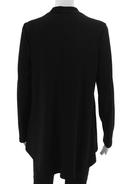 Joseph Ribkoff Women Black V-Neck Long Sleeve Tunic Designer Size 10