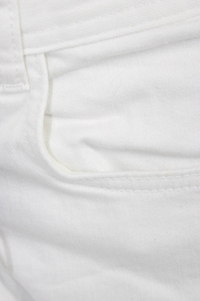 Zara Mens Cropped Ankle Jeans White Mid Rise 27in Cotton Blend 90s Size 31