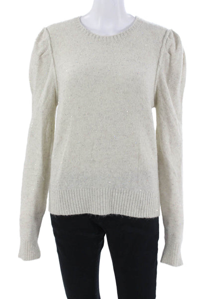 Generation Love Unisex Pullover Sweater Beige Crew Neck Long Sleeve Size S