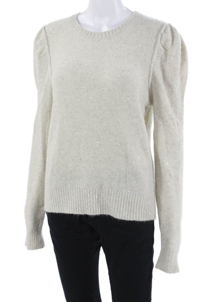 Generation Love Unisex Pullover Sweater Beige Crew Neck Long Sleeve Size S