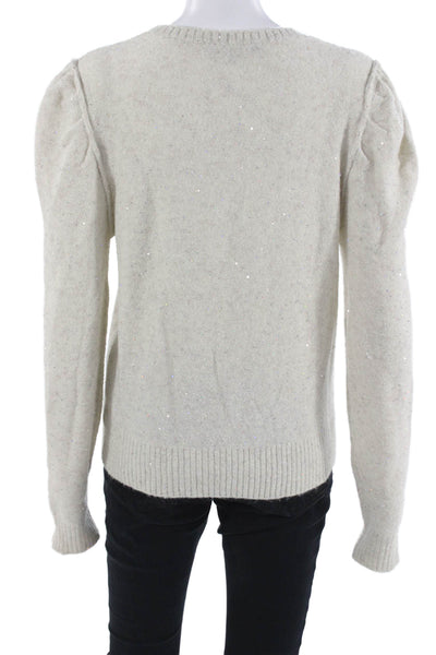 Generation Love Unisex Pullover Sweater Beige Crew Neck Long Sleeve Size S