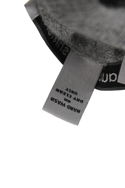Autumn Cashmere Unisex Gray V-Neck Pullover Sweater 100% Cashmere Size XS